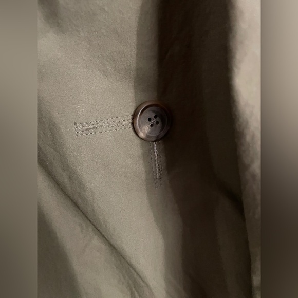 Polo Ralph Lauren® RARE 90s Double Breasted Trench Coat - Olive Green - XL - Picture 5 of 7